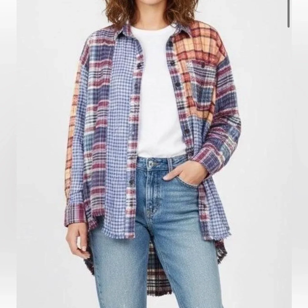 Urban Outfitters BDG Ted Patchwork Flannel - Picture 4 of 10
